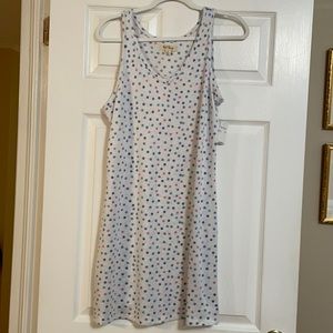 Nuit rouge polka dot nightgown